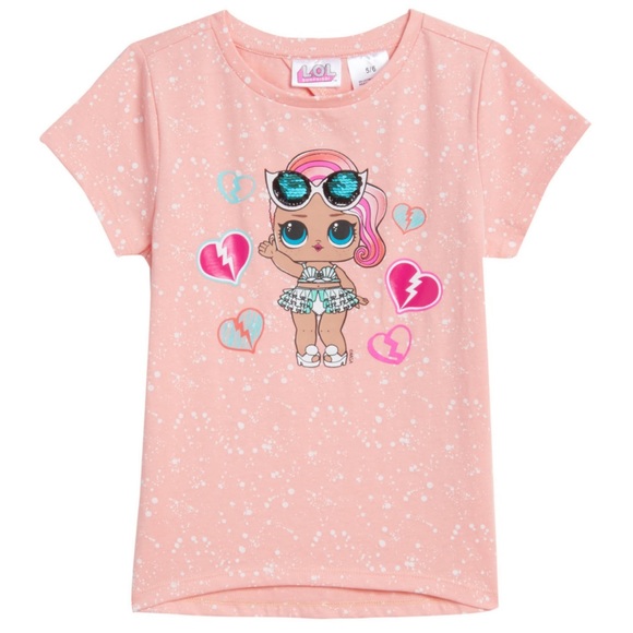 NEW Pink LOL Surprise 2-Piece Short Set, Size 4 - Picture 3 of 16